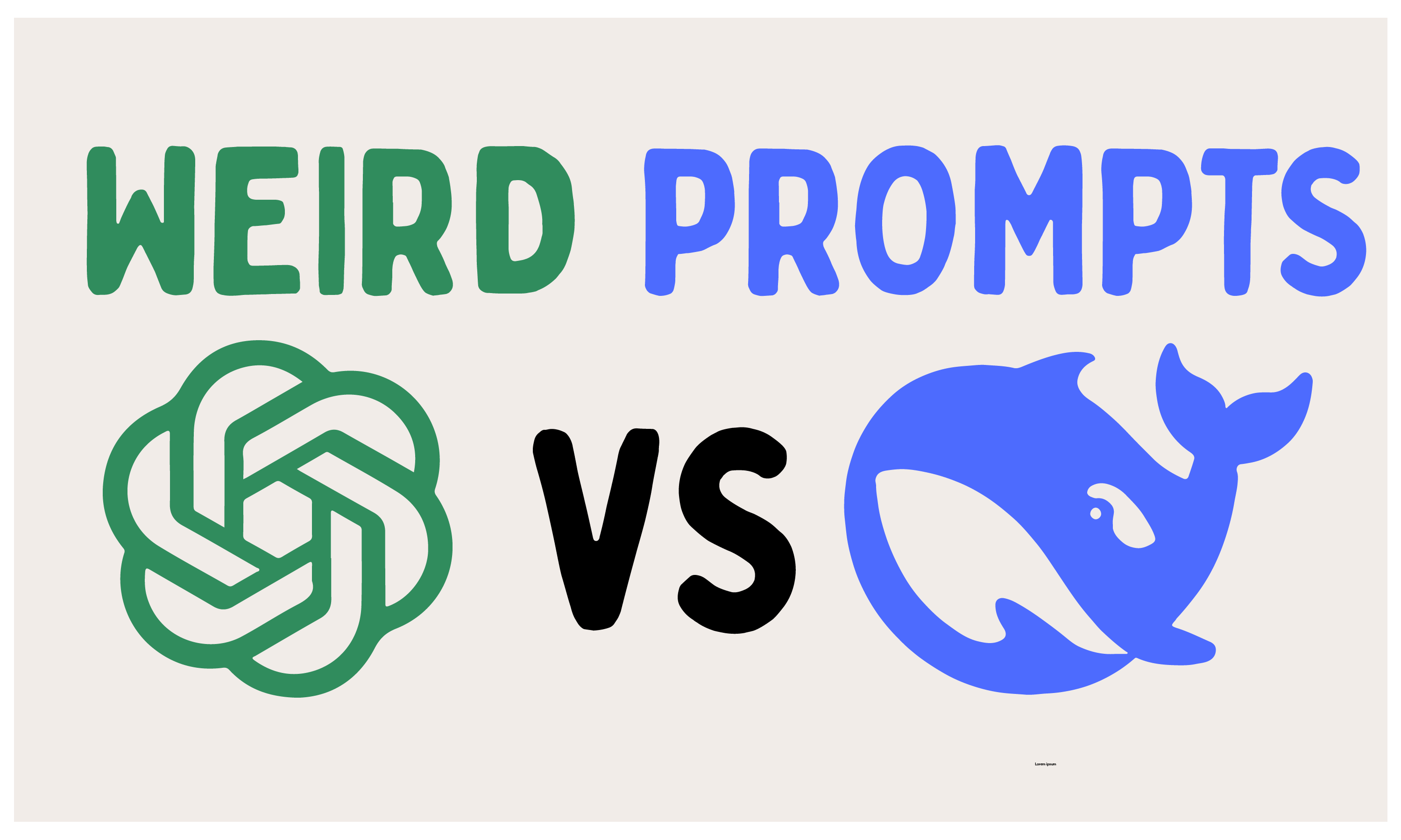 Chatgpt vs deepseek , Weird prompts , chatgpt prompts , funny chatgpt prompts , deepseek prompt